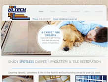 Tablet Screenshot of hi-techcarpet.net